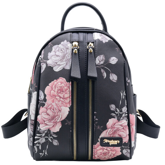 CANDY BACKPACK - FLORAL AL, BLACK [WHATSAPP TO PRE ORDER]